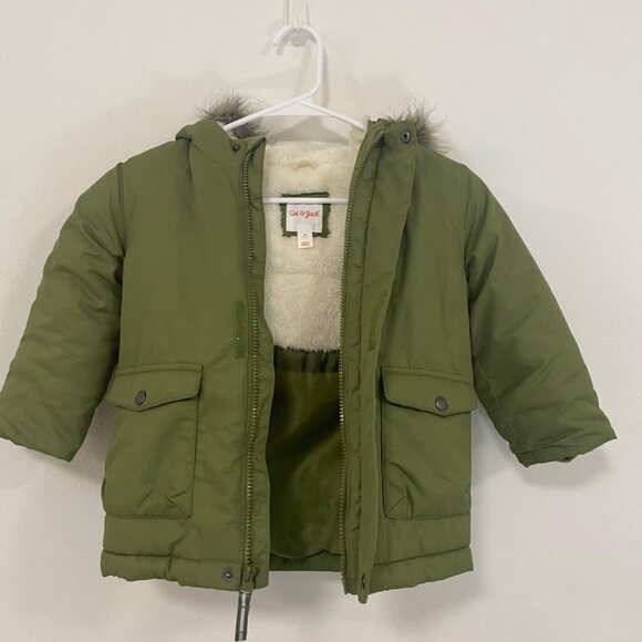 Cat & Jack Kids Jacket – 4T, Dark Green, Excellent - Picture 1 of 2